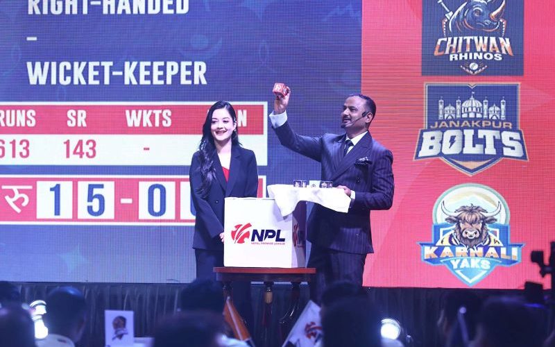 नेपाल प्रिमियर लिगमा ६४ खेलाडी बिके, को कता ?
