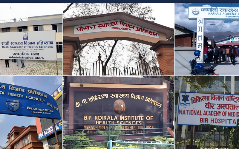 स्वास्थ्य विज्ञान प्रतिष्ठानहरू अध्ययन संस्थानमा परिणत हुँदै