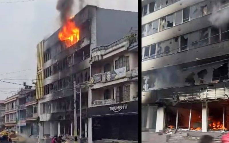 पुराना मोटरसाइकल बेच्दै उकासिएका थिए, क्षणभरमै घर–कार्यालय खण्डहर बनाइदिए