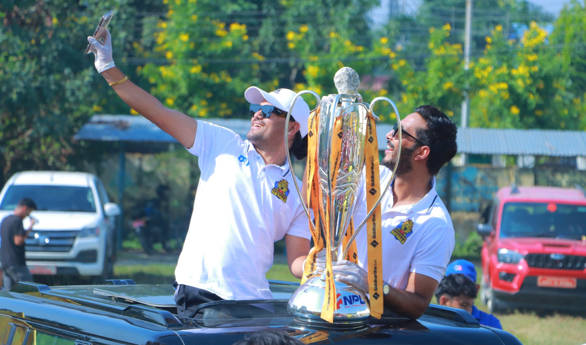 क्रिकेटप्रति उत्साह जगाउन ‘ट्रफी टुर’