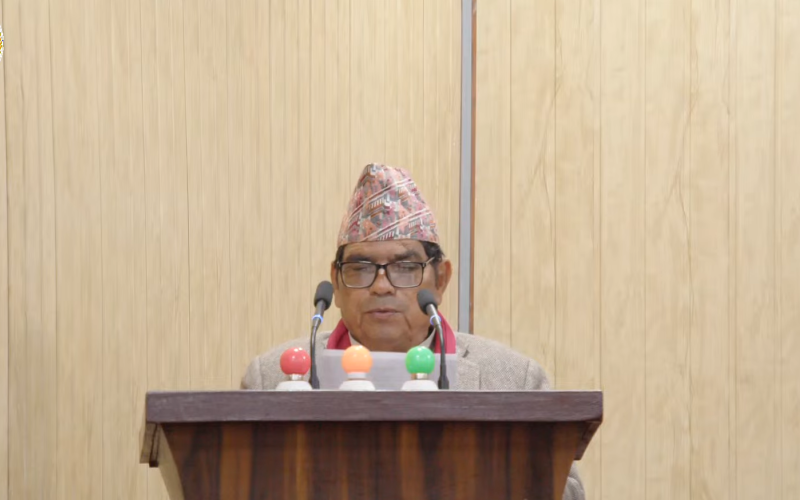 स्थानीय सेवा ऐन पहिलो संशोधन विधेयक प्रदेश सभामा टेबल