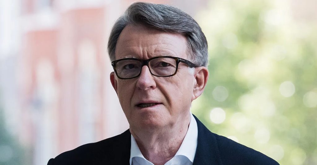 एपस्टिन प्रकरणमा बेलायतका पूर्वराजदूत म्यान्डेलसन पक्राउ