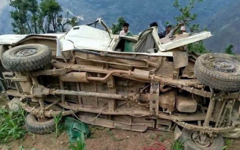 बाजुराको हिमाली गाउँपालिकामा जिप दुर्घटना, ९ जना घाइते